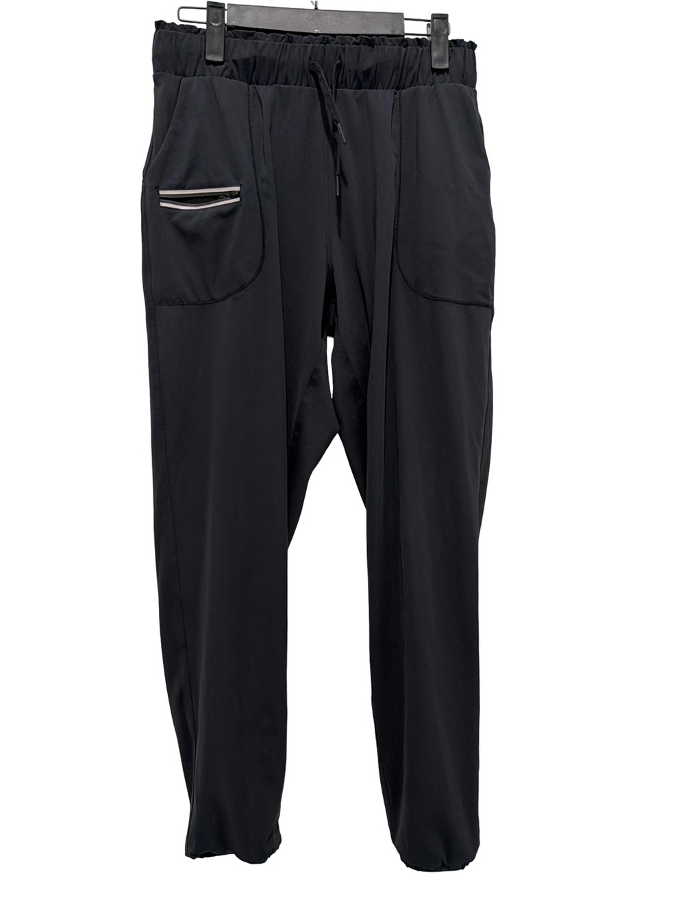 Women’s Black Elastic-Waist Casual Pants